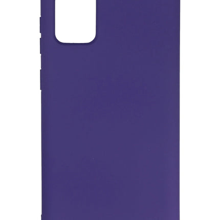 Samsung Galaxy S20 Plus Nano içi Kadife Silikon Kılıf - Mor