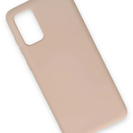 Samsung Galaxy S20 Plus Nano içi Kadife Silikon Kılıf - Pudra 2