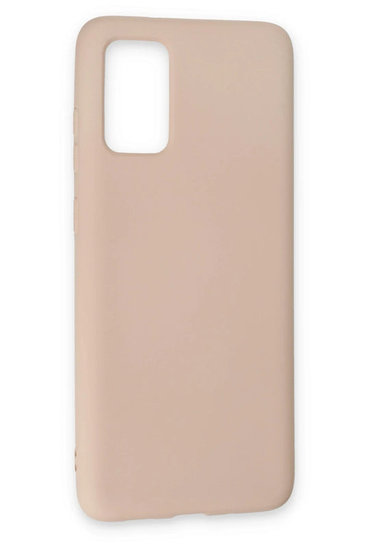 Samsung Galaxy S20 Plus Nano içi Kadife Silikon Kılıf - Pudra 3