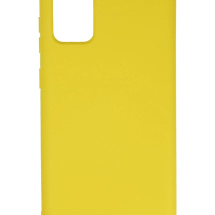 Samsung Galaxy S20 Plus Nano içi Kadife Silikon Kılıf - Sarı