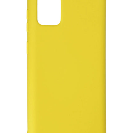 Samsung Galaxy S20 Plus Nano içi Kadife Silikon Kılıf - Sarı 3