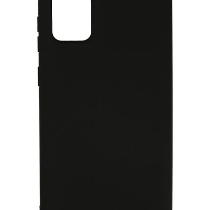 Samsung Galaxy S20 Plus Nano içi Kadife Silikon Kılıf - Siyah