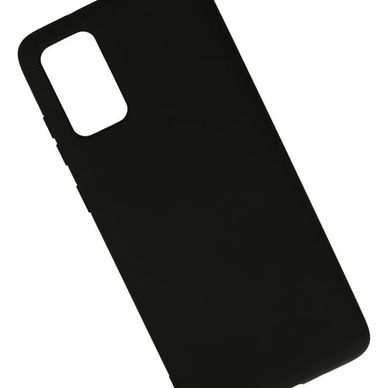Samsung Galaxy S20 Plus Nano içi Kadife Silikon Kılıf - Siyah 2