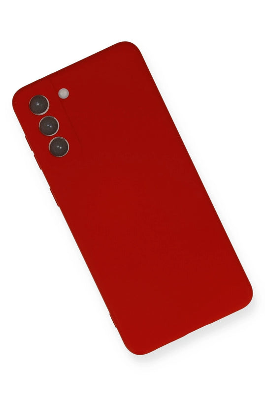 Samsung Galaxy S21 Plus Nano içi Kadife Silikon Kılıf - Kırmızı 3