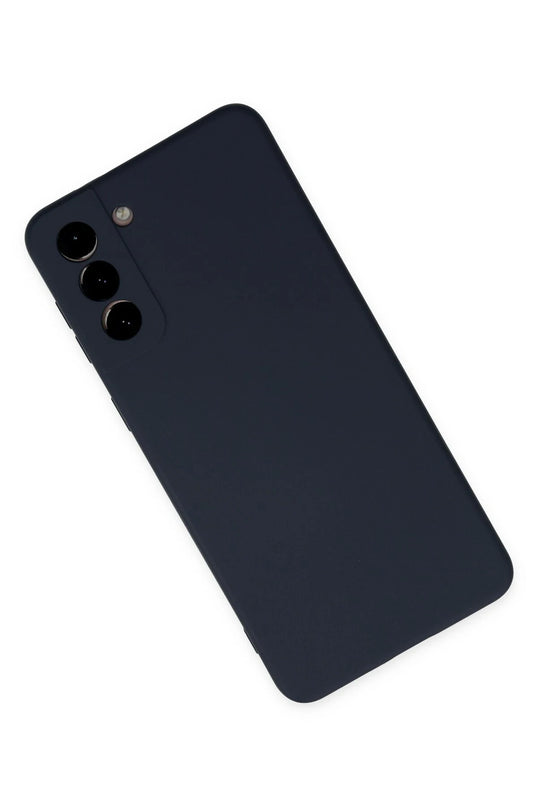 Samsung Galaxy S21 Plus Nano içi Kadife Silikon Kılıf - Lacivert 2