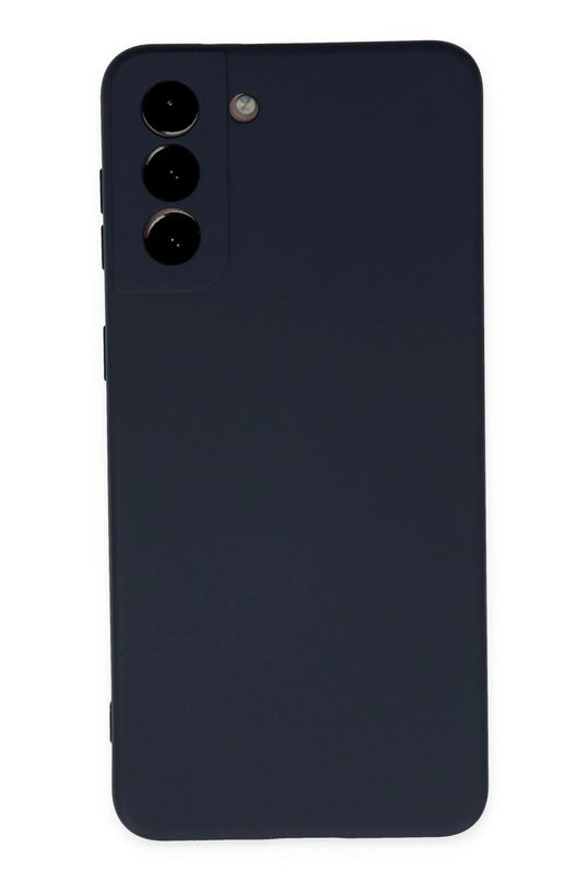 Samsung Galaxy S21 Plus Nano içi Kadife Silikon Kılıf - Lacivert