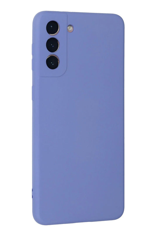 Samsung Galaxy S21 Plus Nano içi Kadife Silikon Kılıf - Lila 3