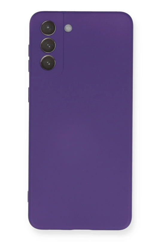 Samsung Galaxy S21 Plus Nano içi Kadife Silikon Kılıf - Mor