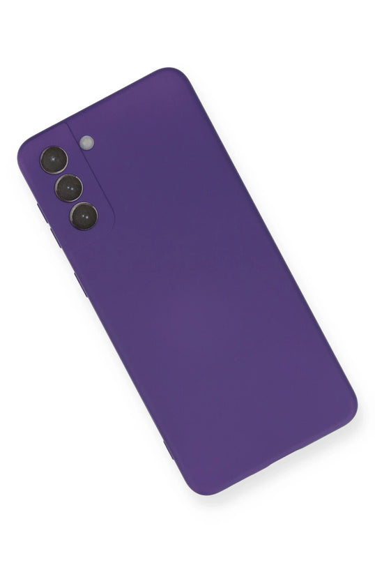 Samsung Galaxy S21 Plus Nano içi Kadife Silikon Kılıf - Mor 3