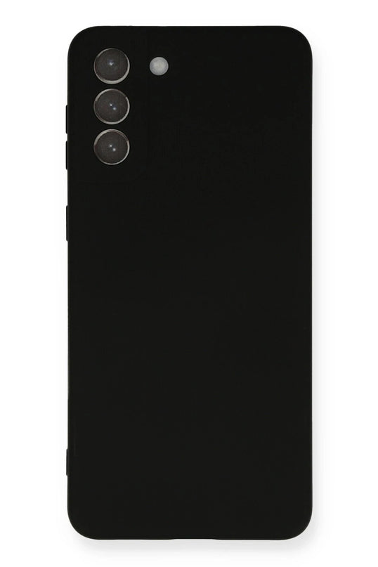 Samsung Galaxy S21 Plus Nano içi Kadife Silikon Kılıf - Siyah