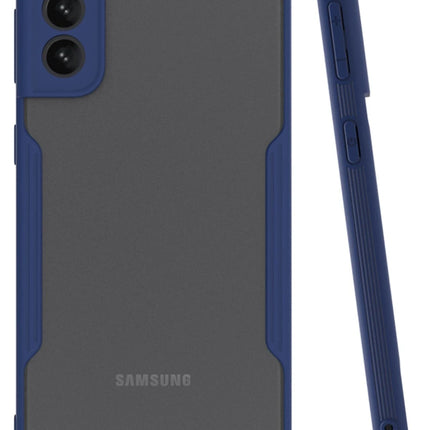 Samsung Galaxy S21 Plus Platin Silikon Kılıf - Lacivert