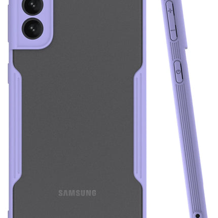 Samsung Galaxy S21 Plus Platin Silikon Kılıf - Lila