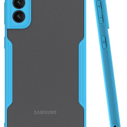 Samsung Galaxy S21 Plus Platin Silikon Kılıf - Mavi
