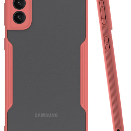 Samsung Galaxy S21 Plus Platin Silikon Kılıf - Pembe
