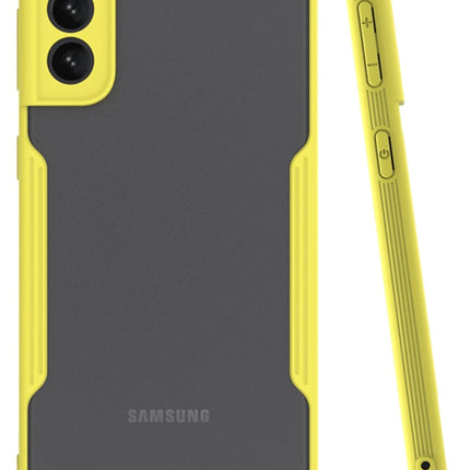 Samsung Galaxy S21 Plus Platin Silikon Kılıf - Sarı