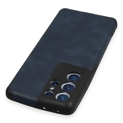 Samsung Galaxy S21 Ultra Loop Deri Silikon Kılıf - Lacivert 3