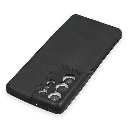Samsung Galaxy S21 Ultra Loop Deri Silikon Kılıf - Siyah 3