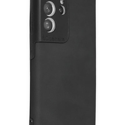 Samsung Galaxy S21 Ultra Loop Deri Silikon Kılıf - Siyah 2