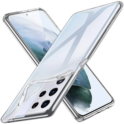 Samsung Galaxy S21 Ultra Lüx Şeffaf Silikon Kılıf