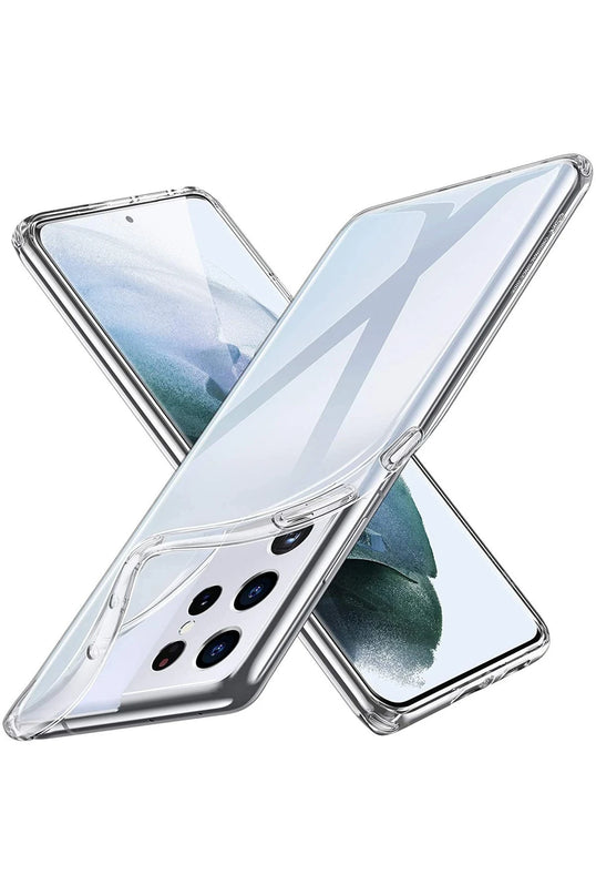 Samsung Galaxy S21 Ultra Lüx Şeffaf Silikon Kılıf
