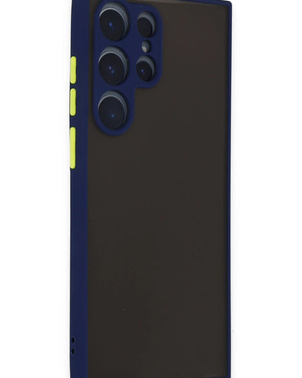 Samsung Galaxy S22 Ultra Montreal Silikon Kapak Kılıf - Lacivert 2