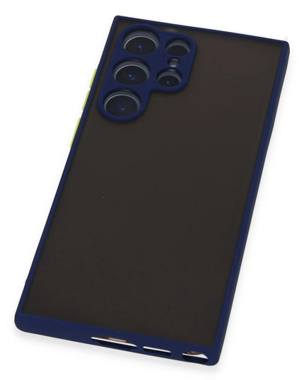 Samsung Galaxy S22 Ultra Montreal Silikon Kapak Kılıf - Lacivert 4