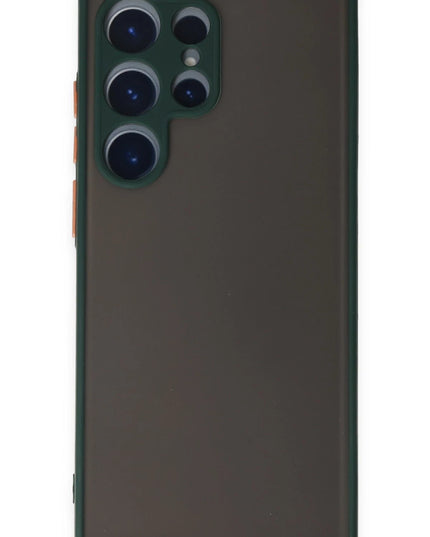 Samsung Galaxy S22 Ultra Montreal Silikon Kapak Kılıf - Yeşil
