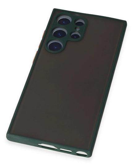 Samsung Galaxy S22 Ultra Montreal Silikon Kapak Kılıf - Yeşil 4