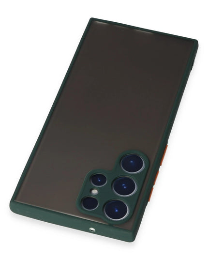 Samsung Galaxy S22 Ultra Montreal Silikon Kapak Kılıf - Yeşil 3