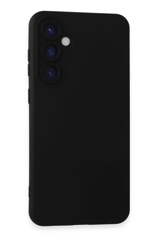 Samsung Galaxy S23 FE Nano içi Kadife Silikon Kılıf - Siyah