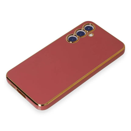 Samsung Galaxy S23 FE Volet Silikon Kılıf - Kırmızı 4