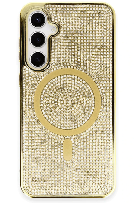 Samsung Galaxy S23 Helen Magsafe Kapak Kılıf - Gold
