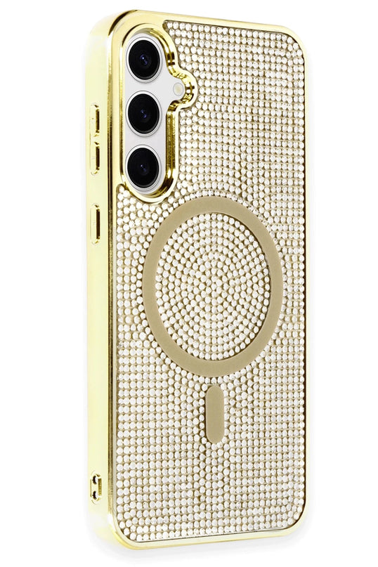 Samsung Galaxy S23 Helen Magsafe Kapak Kılıf - Gold 2
