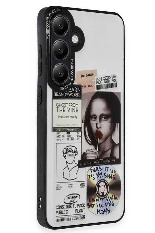 Samsung Galaxy S23 Mirror Desenli Kapak Kılıf - Desen 2