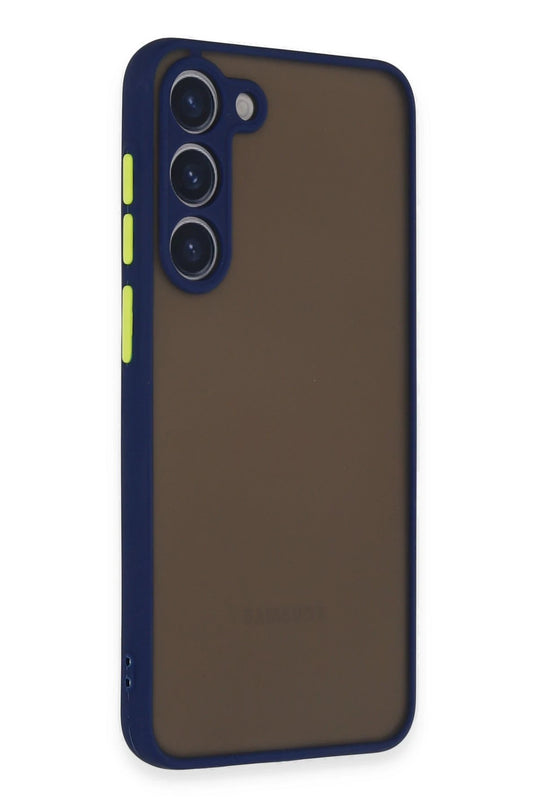 Samsung Galaxy S23 Montreal Silikon Kapak Kılıf - Lacivert 2