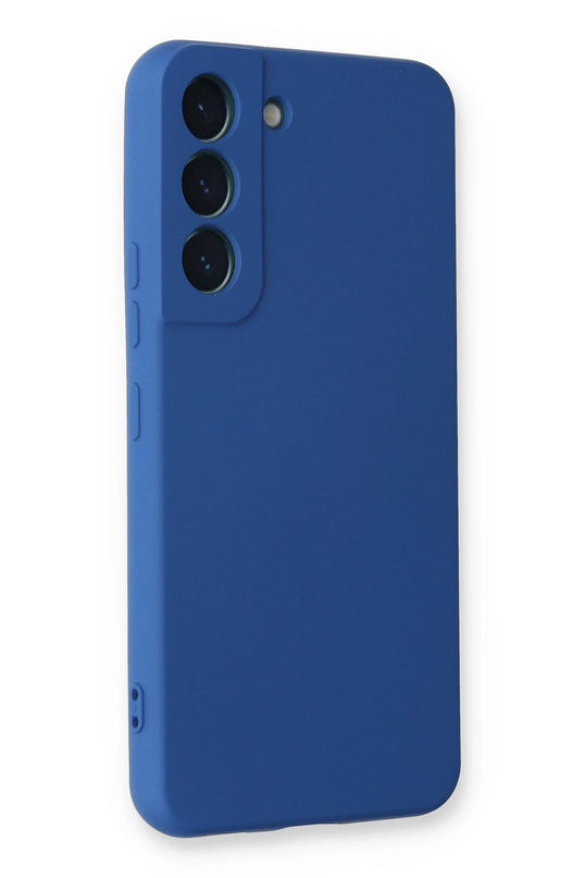 Samsung Galaxy S23 Nano içi Kadife Silikon Kılıf - Mavi 2