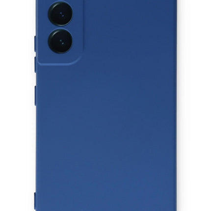 Samsung Galaxy S23 Nano içi Kadife Silikon Kılıf - Mavi 3