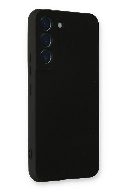 Samsung Galaxy S23 Nano içi Kadife Silikon Kılıf - Siyah 2