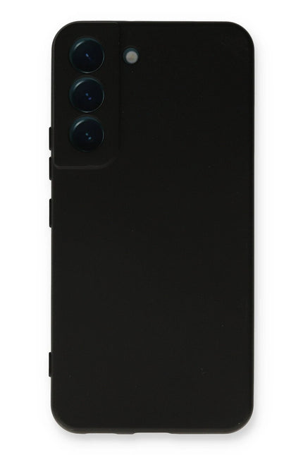Samsung Galaxy S23 Nano içi Kadife Silikon Kılıf - Siyah