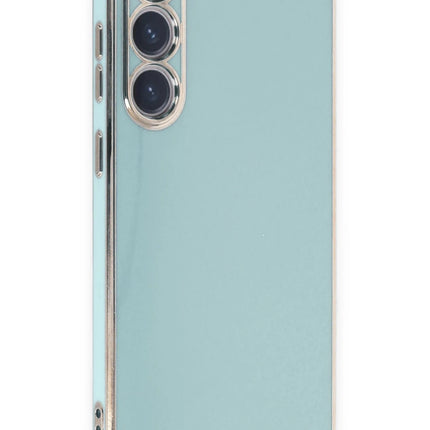 Samsung Galaxy S23 Volet Silikon Kılıf - Açık Yeşil 2