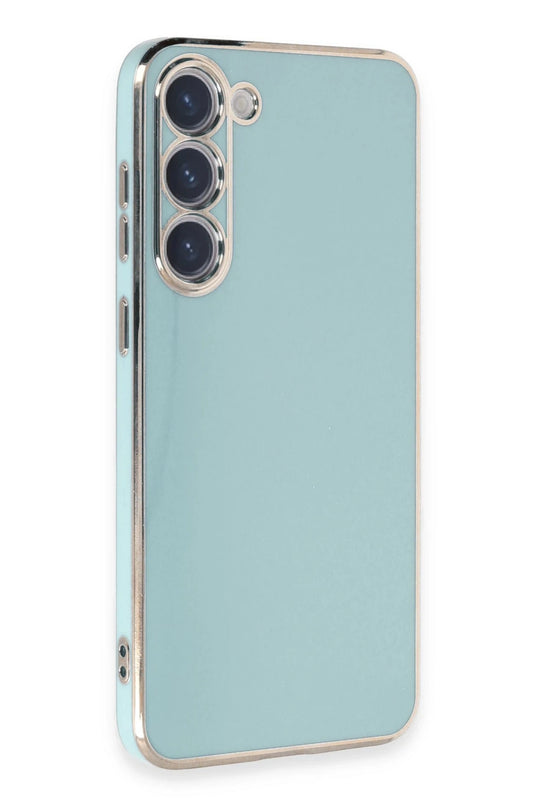 Samsung Galaxy S23 Volet Silikon Kılıf - Açık Yeşil 2
