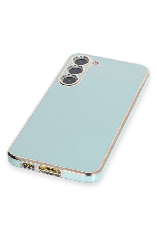 Samsung Galaxy S23 Volet Silikon Kılıf - Açık Yeşil 4