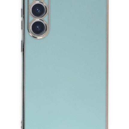 Samsung Galaxy S23 Volet Silikon Kılıf - Açık Yeşil