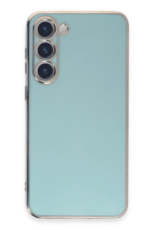 Samsung Galaxy S23 Volet Silikon Kılıf - Açık Yeşil