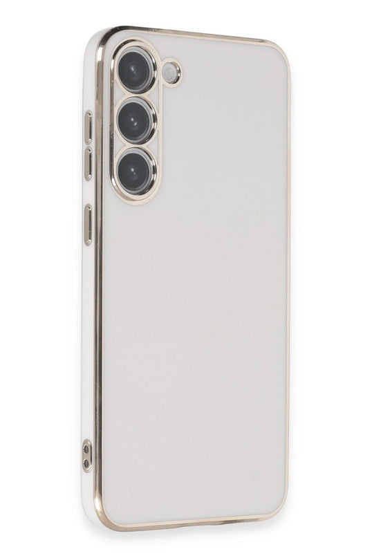 Samsung Galaxy S23 Volet Silikon Kılıf - Beyaz 2