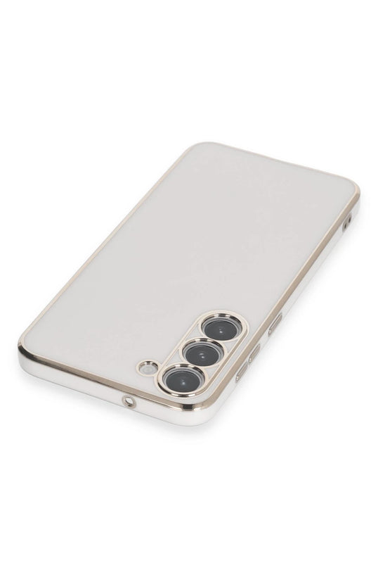 Samsung Galaxy S23 Volet Silikon Kılıf - Beyaz 3