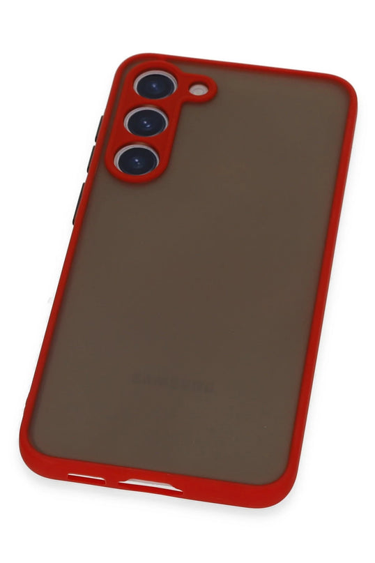 Samsung Galaxy S23 Plus Montreal Silikon Kapak Kılıf - Kırmızı 4