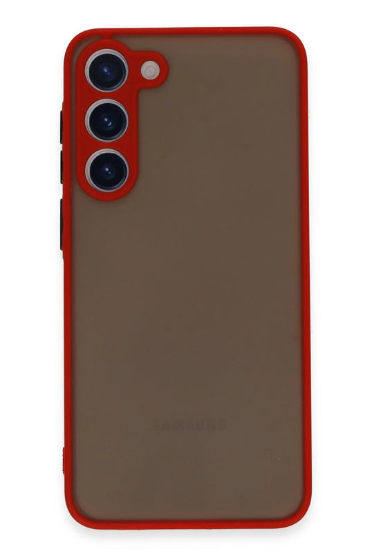 Samsung Galaxy S23 Plus Montreal Silikon Kapak Kılıf - Kırmızı
