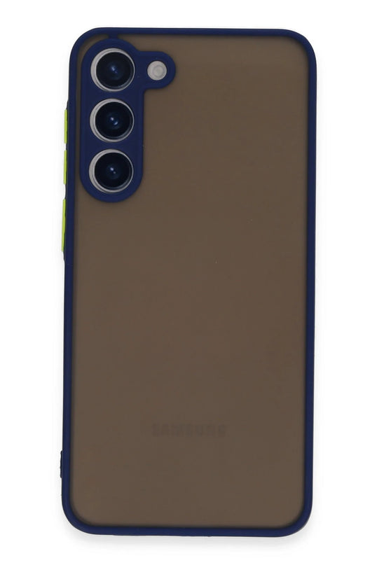 Samsung Galaxy S23 Plus Montreal Silikon Kapak Kılıf - Lacivert