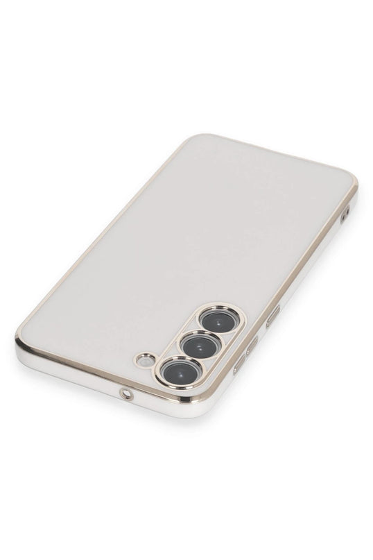 Samsung Galaxy S23 Plus Volet Silikon Kılıf - Beyaz 3